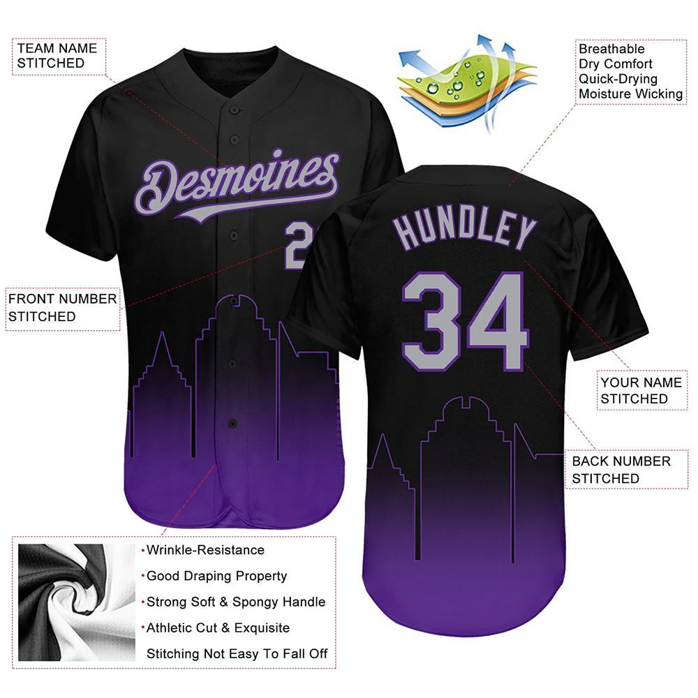 Sublimation Baseball Uniform Jersey Shirts